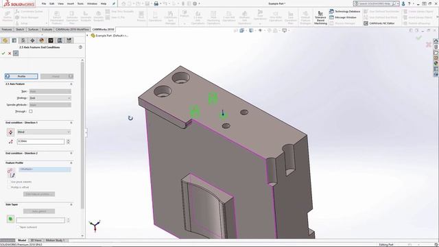 CAMWorks and SOLIDWORKS CAM - Adding Interactive Features смотреть онлайн