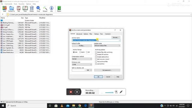 How to zip/un-zip your files by WinRAR | reduce the size of email attachments смотреть онлайн