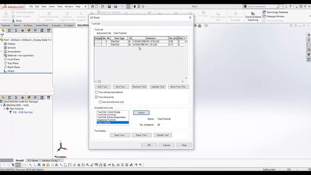 Customizing Tools and Tool Cribs in SOLIDWORKS CAM смотреть онлайн