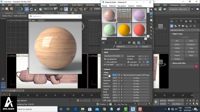 3Ds Max - Part 2 : V ray material Editor смотреть онлайн
