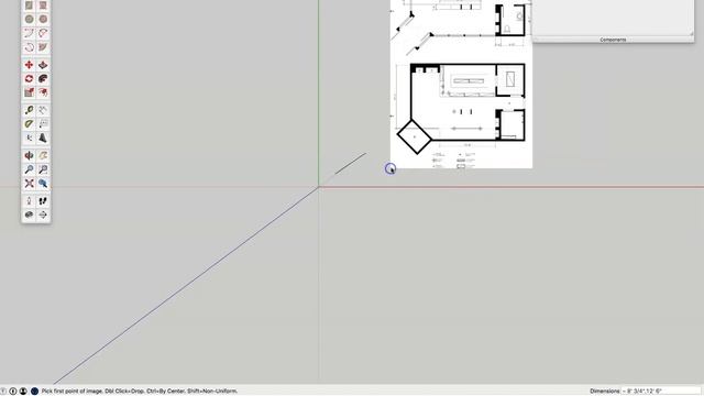 Scaling an image in SketchUp from AutoCAD смотреть онлайн