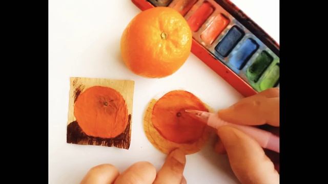 Teabag art of the clementine step by step . смотреть онлайн