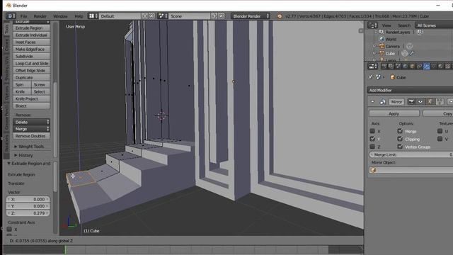 Blender 3d 2.77 Modeling Old Temple Ruins Live смотреть онлайн