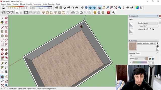 Rodapé Rápido e Fácil - Ferramenta Siga-me - Sketchup смотреть онлайн