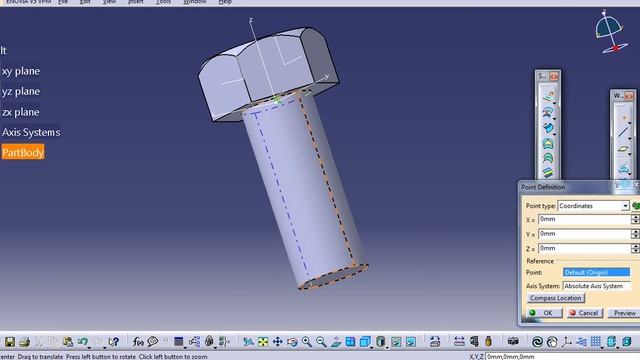 HOW TO CREATE THREADED BOLTS IN CATIA V5 смотреть онлайн
