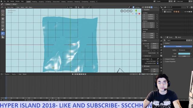 Tutorial Ocean Modifier Blender 2.8 Eevee смотреть онлайн