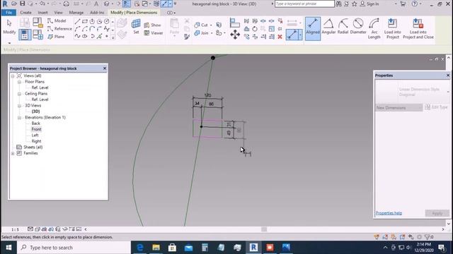 Revit Adaptive Parametric façade design (hexagonal voids) смотреть онлайн