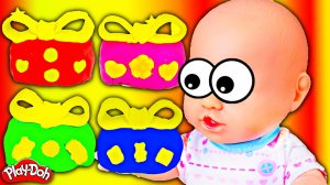 Куклы Пупсики Много Подарков Игрушки Пластилин Плей До Развивающее видео для Детей
