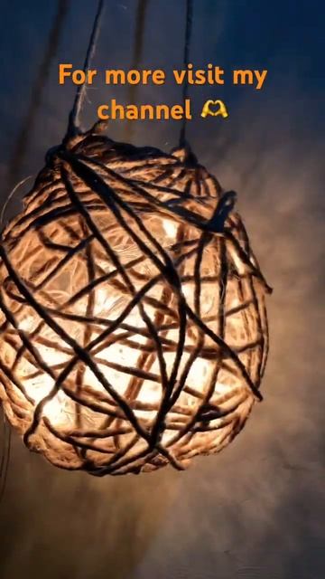 Jute yarn 🧶 lantern #art #diy #beginnertutorial #simpletutorial #artandcraft #craft #aesthetic смотреть онлайн