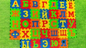 Учим алфавит с животными | Русская азбука для малышей