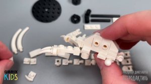 Собираем птеродактиля из конструктора QBRIX KIDS - детские конструкторы с видеоинструкцией