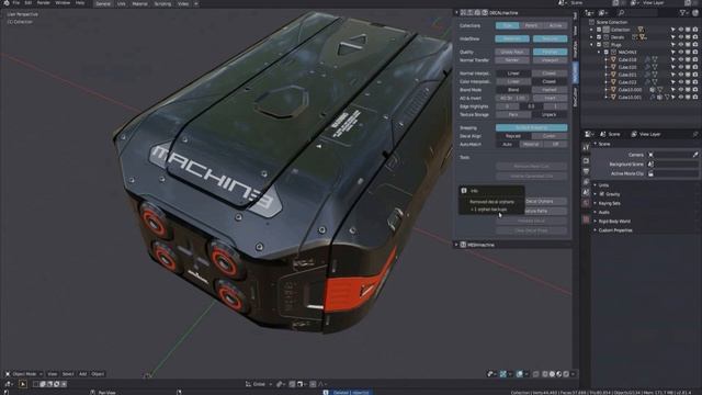 DECALmachine 1.9 - Remove Decal Orphans смотреть онлайн