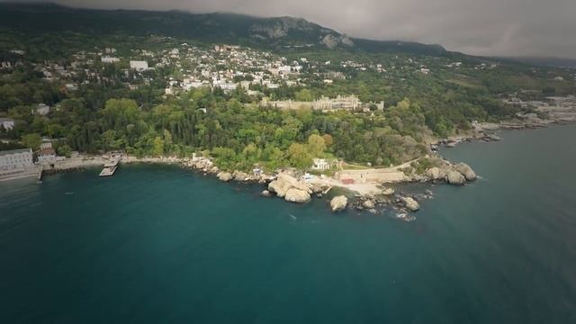 Весь Крым с коптера Потрясающая природа Крыма смотреть онлайн