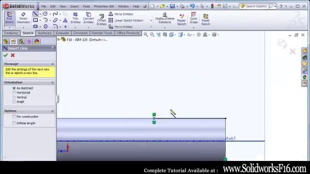 SolidWorks Tutorial : How To Model a F-16 in SolidWorks смотреть онлайн