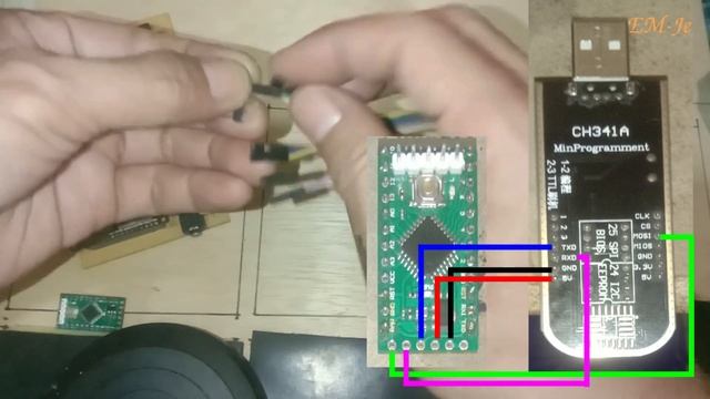 Upload sketch lgt8f328 pro mini style dengan CH341A programmer di arduino ide. смотреть онлайн