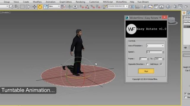 Animating in 3ds Max using Easy Rotate v1.0 смотреть онлайн