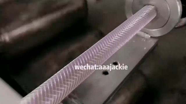 Plastic PVC Fiber Reinforced Braided Garden Hose Pipe Extrusion Machine смотреть онлайн