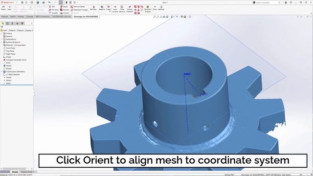 Geomagic for Solidworks Demonstration Video смотреть онлайн