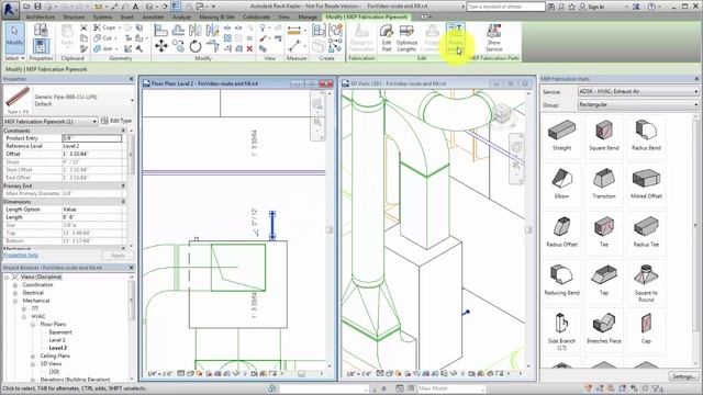 Revit 2017 Filling Gaps in Fabrication Model смотреть онлайн