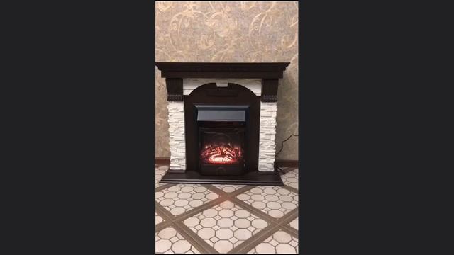 Электрокамин Royal Flame Dublin с очагом Fobos FX Black сланец белый/темный дуб смотреть онлайн