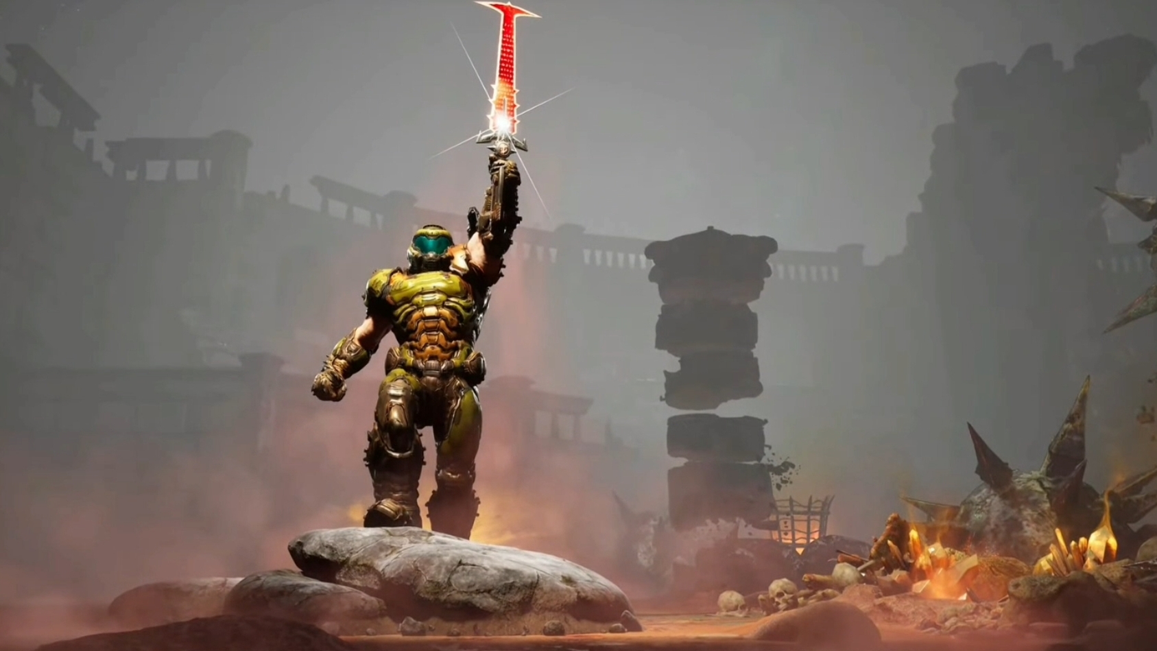 Mortal Kombat 1 Khaos Reigns. Doom Slayer Eternal Gameplay Trailer