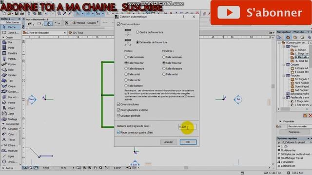 LES COTATIONS AVEC ARCHICAD / 2 methodes de cotation смотреть онлайн