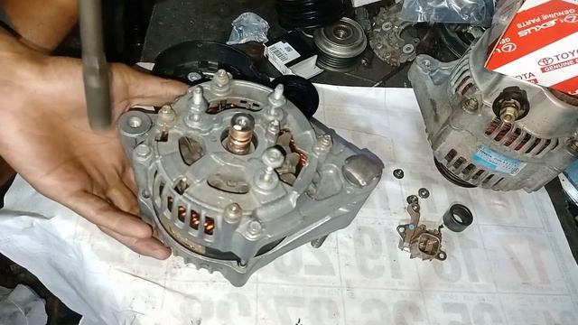 alternator Toyota hi-lux tutorial assemble смотреть онлайн