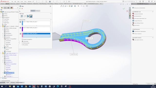 Model, assemble and animate scissors in Solidworks! смотреть онлайн