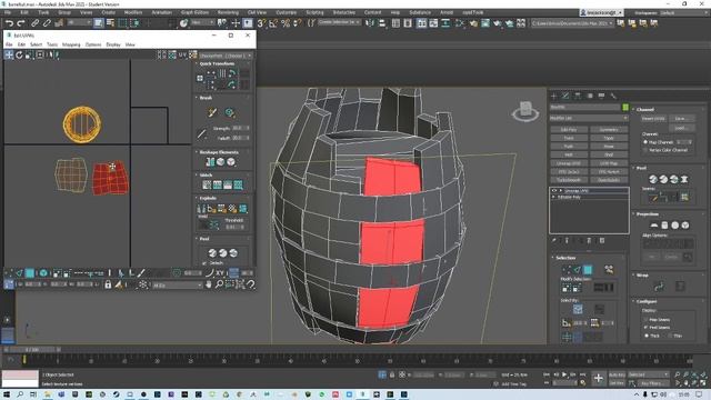 Barrel Part 2 Unwrap 3ds Max смотреть онлайн