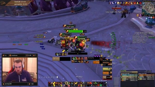 Court of Stars Mythic Level 11 WITH +2 KEY UPGRADE! - Method Sco Warrior Tank POV смотреть онлайн