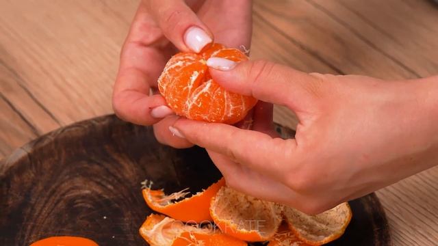 Perfect dessert of 2 tangerines and puff pastry. You will do it every day! смотреть онлайн