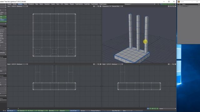 Basic Lightwave 3D chair tutorial смотреть онлайн