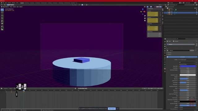 Blender Tutorial: Squash and Stretch Default Cube смотреть онлайн
