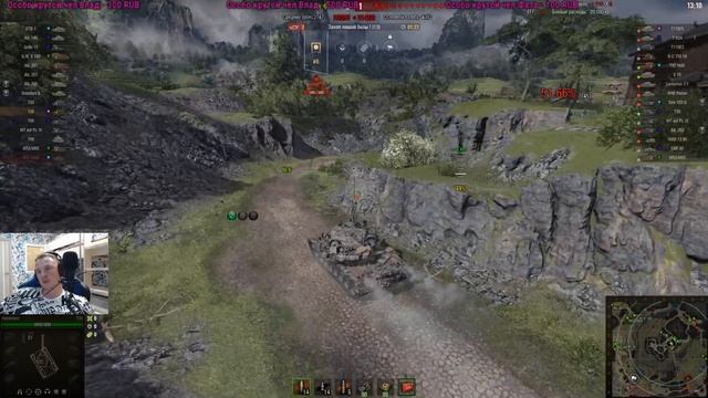 Отдыхаем на толстых стволах. Прокачиваем T30, фармим на TS-5. смотреть онлайн