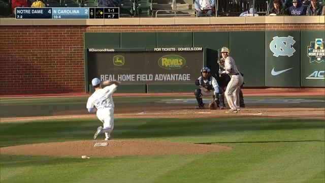 UNC Baseball: Tar Heels Unlucky vs Notre Dame, 8-5 смотреть онлайн