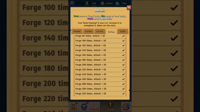 Archero | Account overview #01 | Rune system | All forge buffs unlocked + runes overview смотреть онлайн