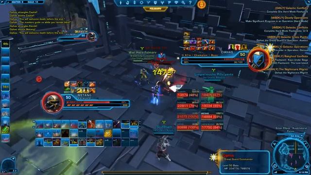 SWTOR TFB HM 2/5 Dread Guard Vanguard DPS смотреть онлайн