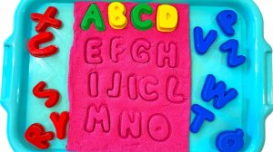 Учим английский алфавит с кинетическим песком | Буквы от A до Z