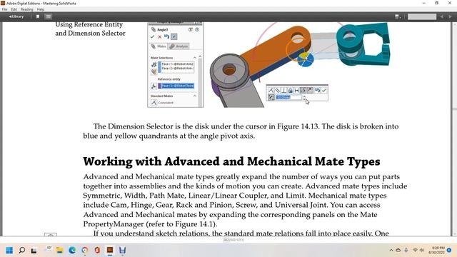 MASTERING SOLIDWORKS CH14 GETTING MORE MATES