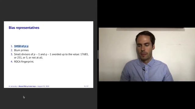 Biased RSA Private Keys: Origin Attribution of GCD-Factorable Keys смотреть онлайн