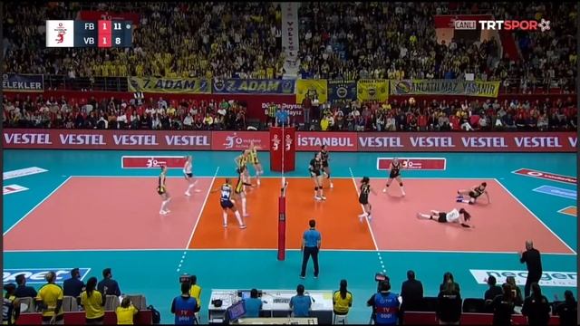 Gabi Guimaraes X Arina Fedorovtseva | Fenerbahce Opet Vs Vakifbank | Turkish Volleyball League 2024