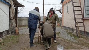 Тяжёлая скважина в глине 20,5м.