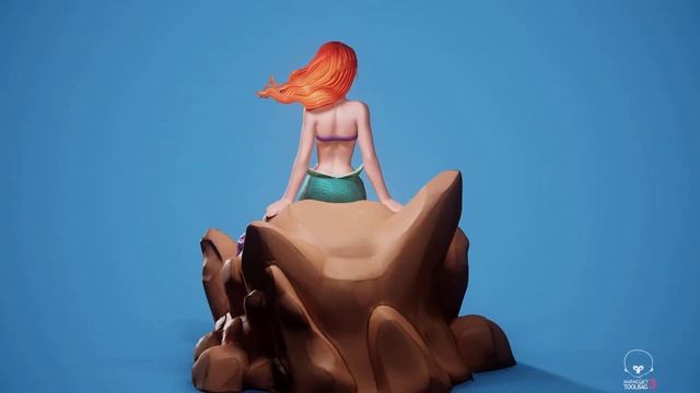 The Little Mermaid - Turntable in Marmoset Toolbag смотреть онлайн