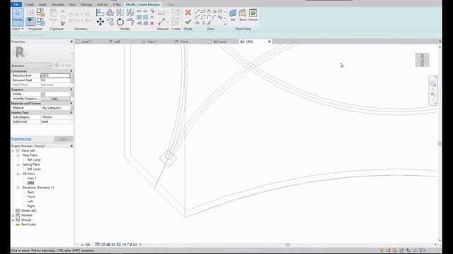 Glass table design - Revit furniture family смотреть онлайн