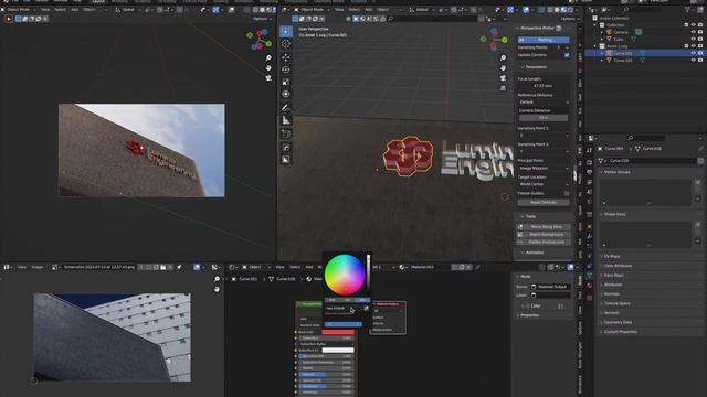 How to Create Stunning Logo Mockups in Blender 3D | Perspective Plotter смотреть онлайн