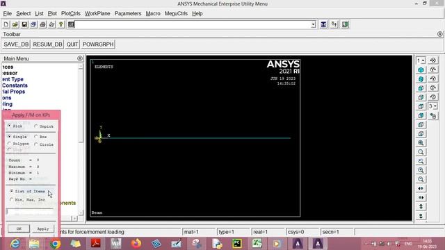 Cantilever Beam- Shear force and bending moment diagrams using Ansys 2021 R1 APDL.#VTU, Belagavi смотреть онлайн