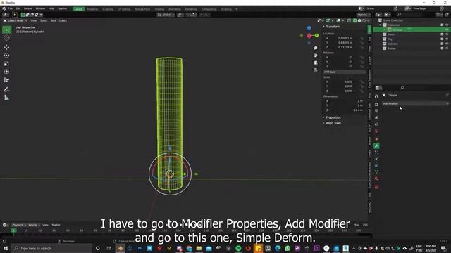 Where to find the Bend from 3Ds Max in Blender смотреть онлайн