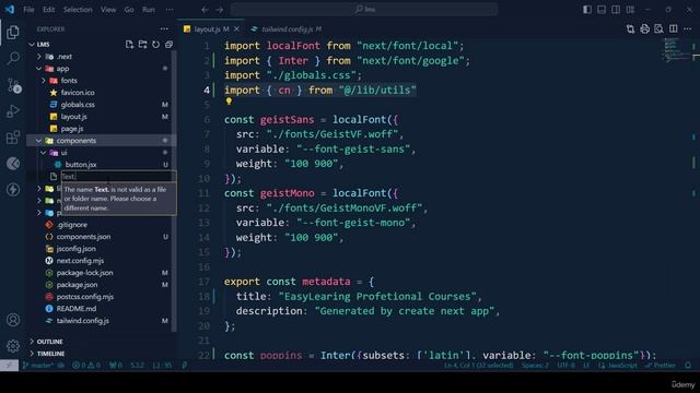 7 -Project Setup Installation, ShadcnUi Part 2 смотреть онлайн