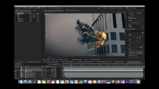 Blender 3d window Explosion Compositing: After Effects Walkthrough смотреть онлайн