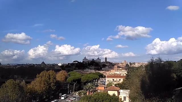 Italia Рим Roma Giardino degli Aranci Апельсиновый сад над Тибром смотреть онлайн